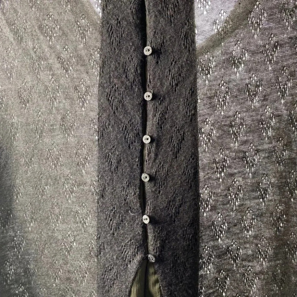 Free People New Romantics Green Long Sleeve Long Back  Button Up Back Pee… - Picture 8 of 10